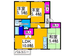 リバティハイツの物件間取画像